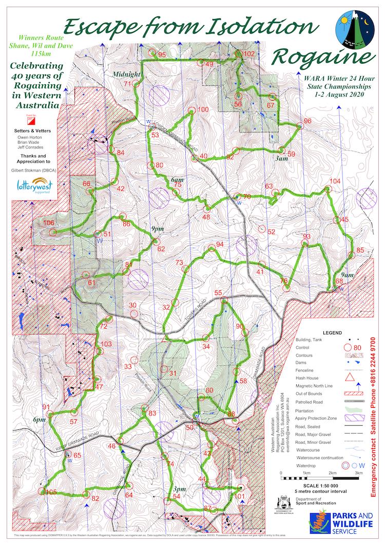 20200801-Escape From Isolation Winners Route